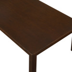 3-Pk Pierce Simple and Clean, Casual Brown Wood Cocktail Table Set, Straight Legs