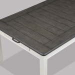 Dakota Chalk-Gray Modern Wood Rectangular Dining Room Set