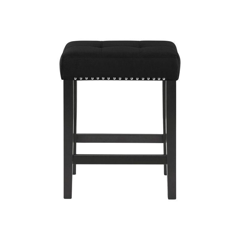 Lennon Black Crystal Console Table, Sleek Wooden Construction And Understated Black Finish