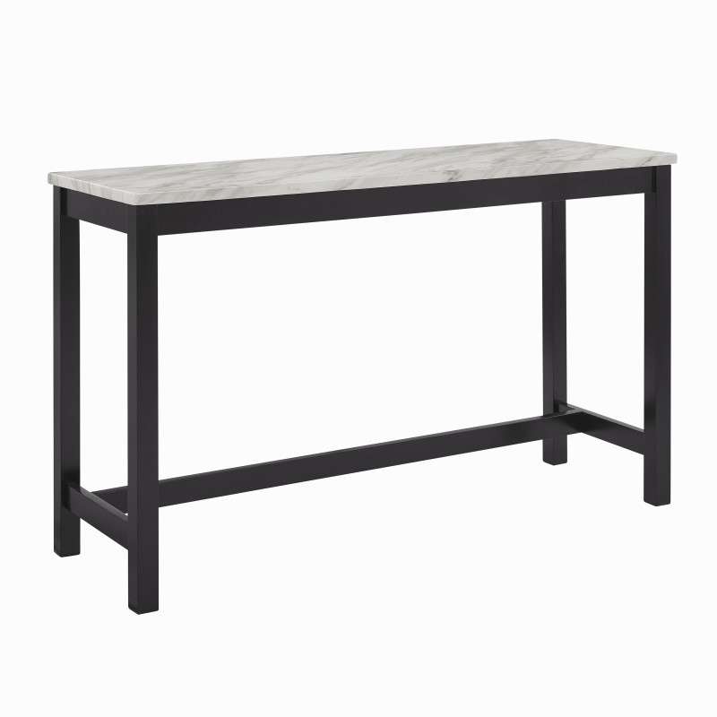 Lennon Black Crystal Console Table, Sleek Wooden Construction And Understated Black Finish