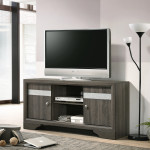 Regata Gray/Silver Sleek And Modern, Wood Storage Platform Bedroom Set