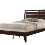 Evan Cherry Finish Classic And Modern, Cherry Wood Panel Bedroom Set