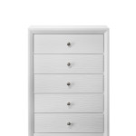 Evan White Finish Modern Sleigh Bedroom Set