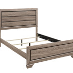 Farrow Grayish Brown Modern Contemporary Wood Panel Bedroom Set