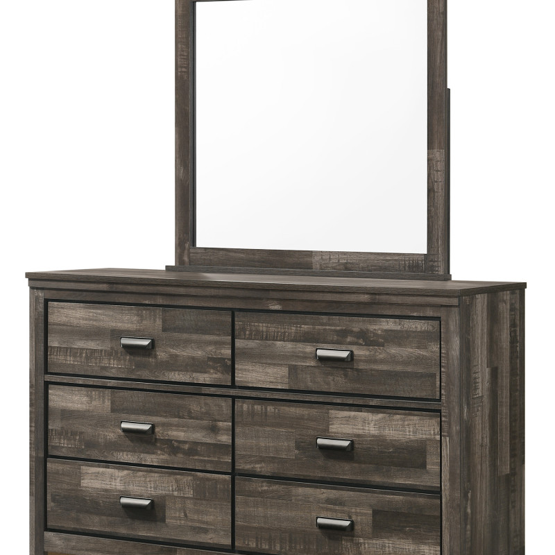 Carter Brown Classic, Sleek And Modern, Wood Platform Bedroom Set