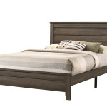 Marley Brown Finish Sleek And Modern Wood Platform Bedroom Set