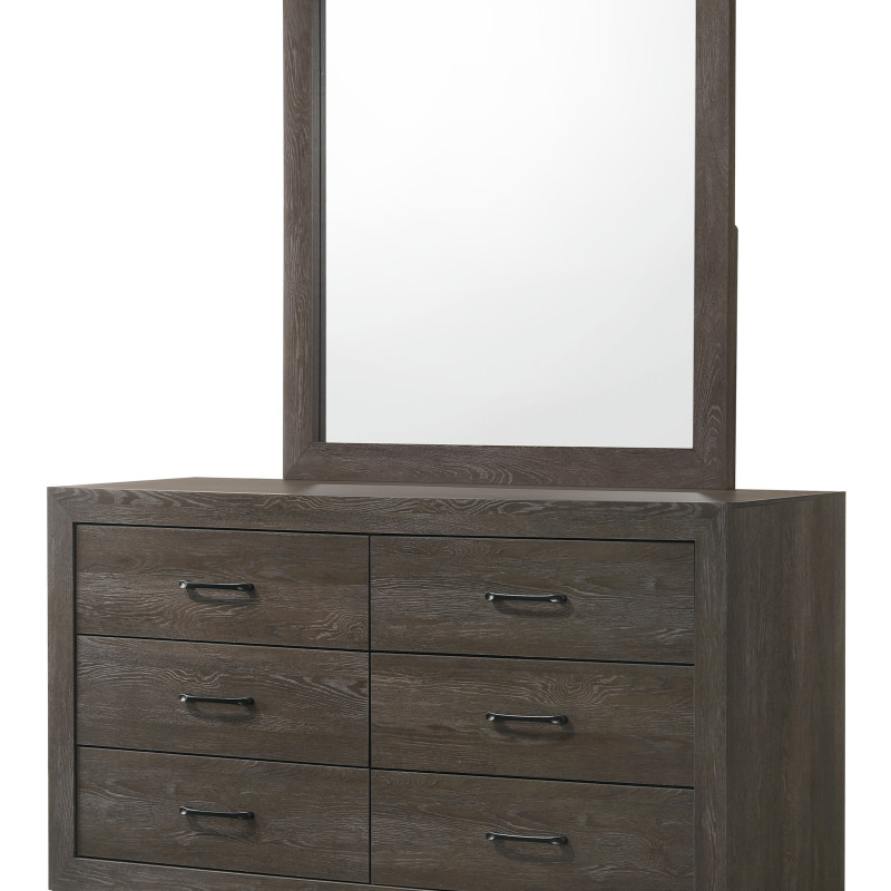 Hopkins Driftwood Rustic And Modern Wood Platform Bedroom Set