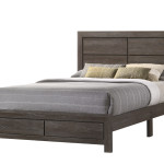 Hopkins Driftwood Rustic And Modern Wood Platform Bedroom Set