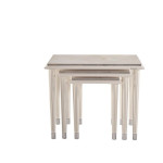 Gravita Nesting Table / Ivory Legs