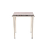 Gravita Side Table / Ivory Legs