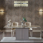 Gravita Expandable Dining Room Set (Prada Grey)