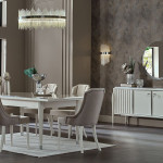 Gravita Expandable Dining Room Set (Prada Grey)