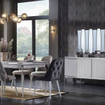 Gray Loretto Dining Set