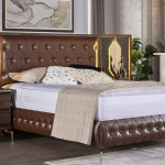 Walnut Queen Montego Storage Bedroom Set