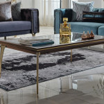 Walnut/Marble Montego Coffee Table