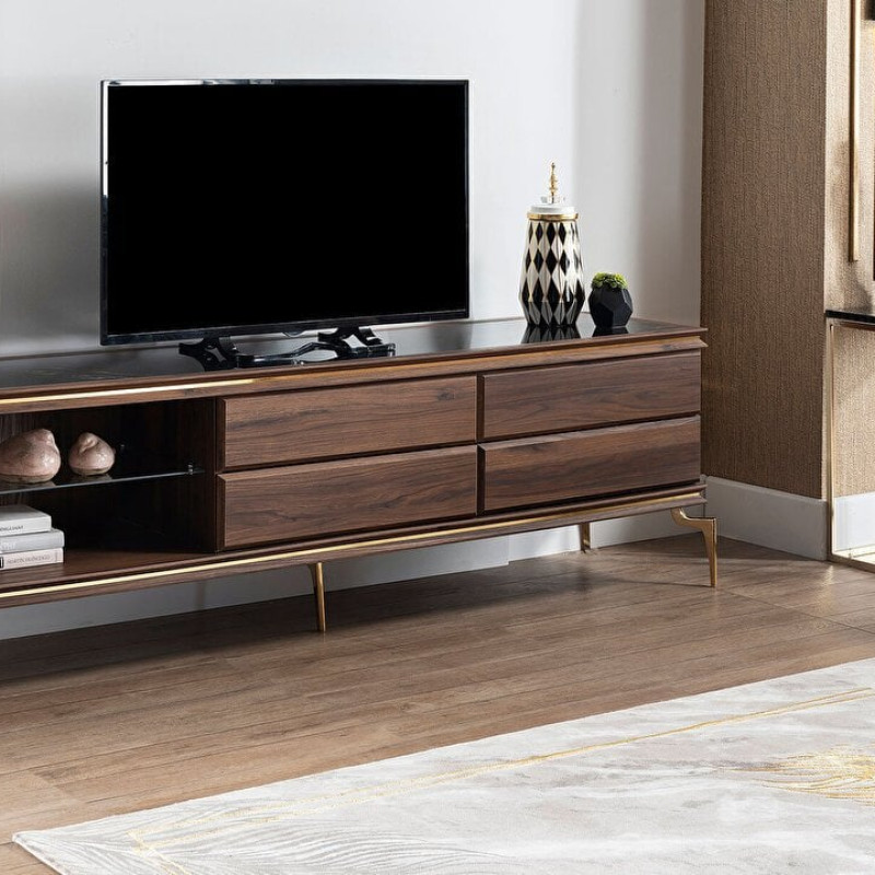 Walnut Montego TV Stand